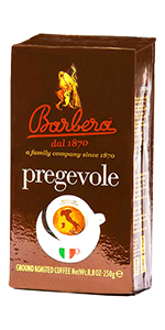 Barbera Espresso Pregevole 250g gemahlen