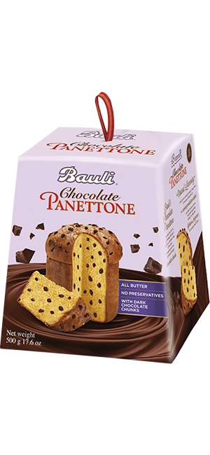 Bauli Panettone Chocolate -mit Schokoladestückchen- 500g