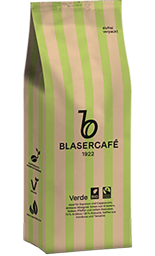 Blasercafé Verde Fairtrade 1kg Bohnen
