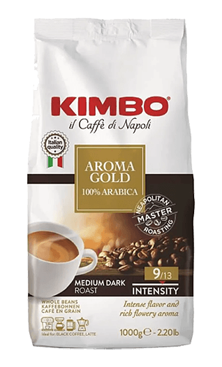 Kimbo Aroma Gold 100% Arabica 1kg Bohnen