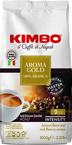 Kimbo Espresso Aroma Gold 100% Arabica 1kg Bohnen