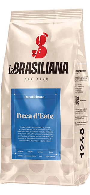 La Brasiliana Deca d'Este (Decaffeinato) 1kg Bohnen La Brasiliana Deca d\'Este (Decaffeinato) 1kg Bohnen