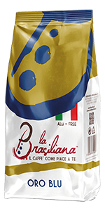 La Brasiliana Espresso Oro Blu 1kg Bohnen