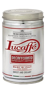 Lucaffe Espresso Decaffeinato 250g Bohnen Dose