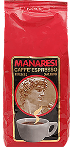 Manaresi Espresso Rosso 1kg Bohnen