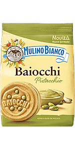 Mulino Bianco Baiocchi Pistacchio Plätzchen 240g