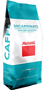 Musetti Kaffee Espresso Decaffeinato 1kg Bohnen