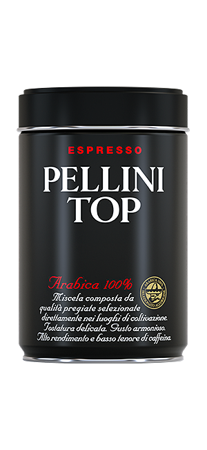 Pellini Top 100% Arabica 250g gemahlen Dose  Pellini Top 100% Arabica 250g gemahlen Dose
