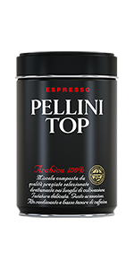Pellini Top 100% Arabica 250g gemahlen Dose