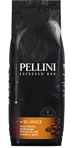 Pellini Espresso Bar N° 82 Vivace Kaffee 1kg Bohnen