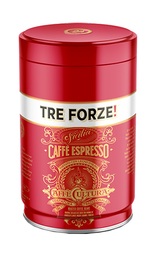 Tre Forze Kaffee Espresso 250g Bohnen Dose Tre Forze Caffe Espresso 250g Bohnen Dose
