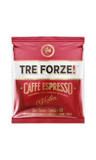 Tre Forze Kaffee Espresso Pads 50 Stück Tre Forze Caffe Espresso Pads 50 Stück