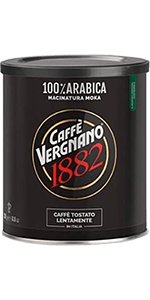 Vergnano Espresso 100% Arabica Moka 250g gemahlen Dose