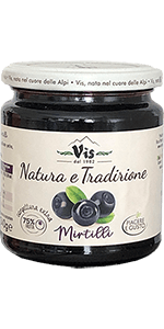 VIS Fruchtaufstrich Blaubeere - Mirtilli 340g